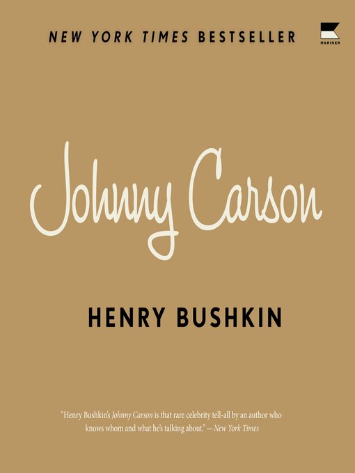 Title details for Johnny Carson by Henry Bushkin - Available